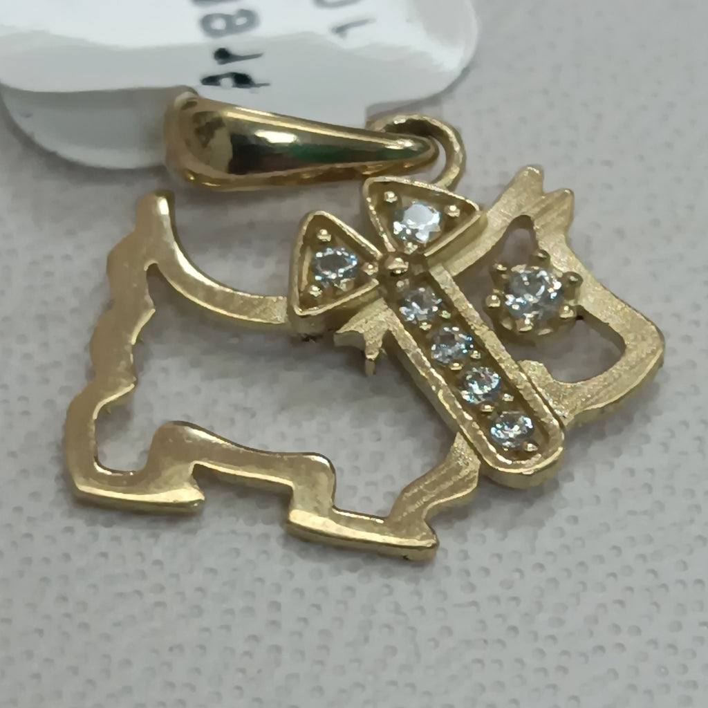 DIJES PERRO ORO 10K 1.1 GR (NUEVO)