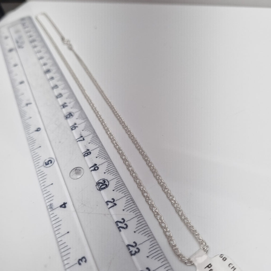 CADENA DOBLE ESLABON PLATA .925 50 CM 3.43 GR (NUEVO)