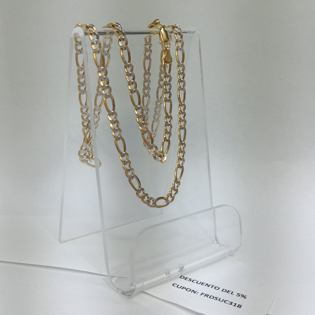 CADENA ORO, RODIADO 10 K 6.6 GRMS (SEMINUEVO)