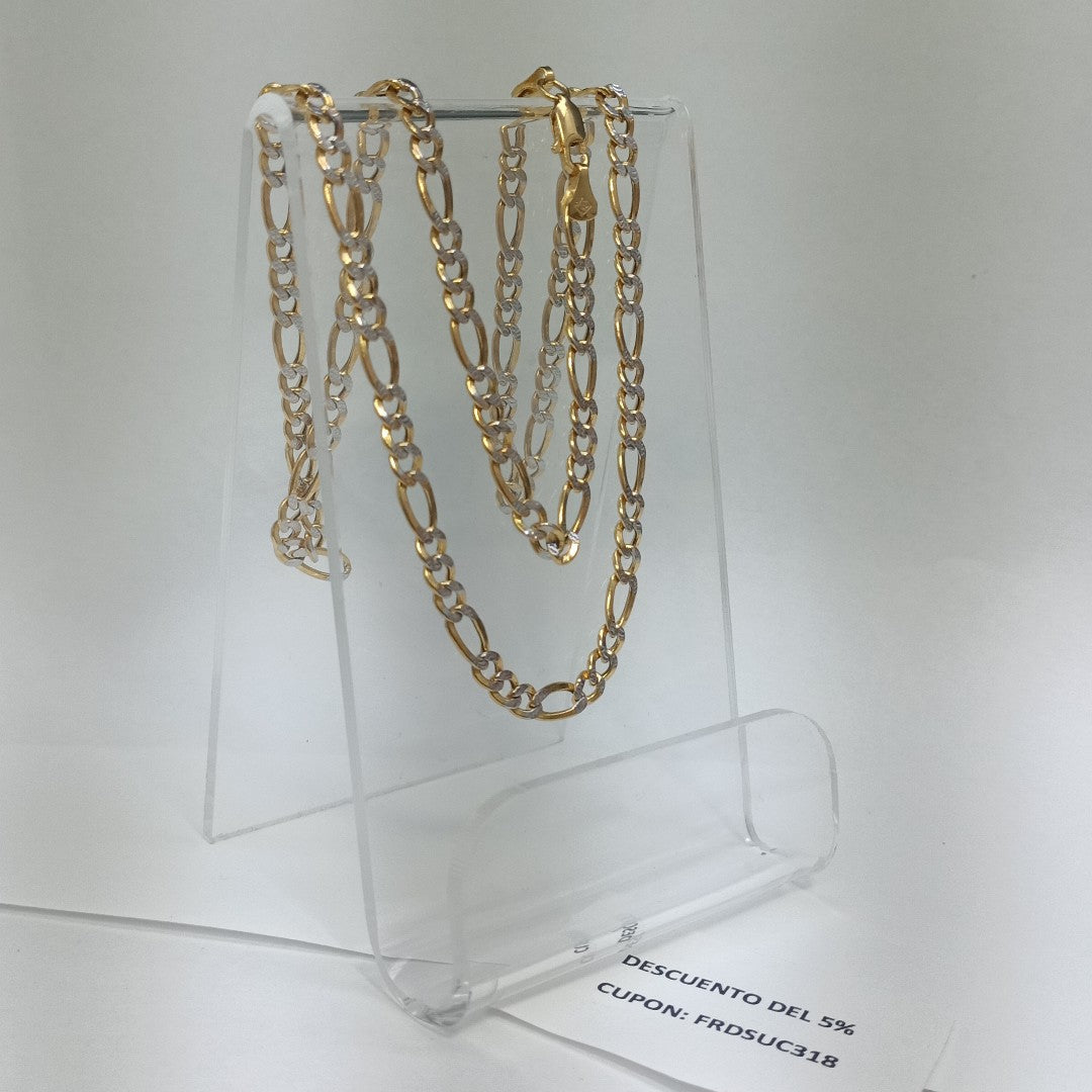 CADENA ORO, RODIADO 10 K 6.6 GRMS (SEMINUEVO)