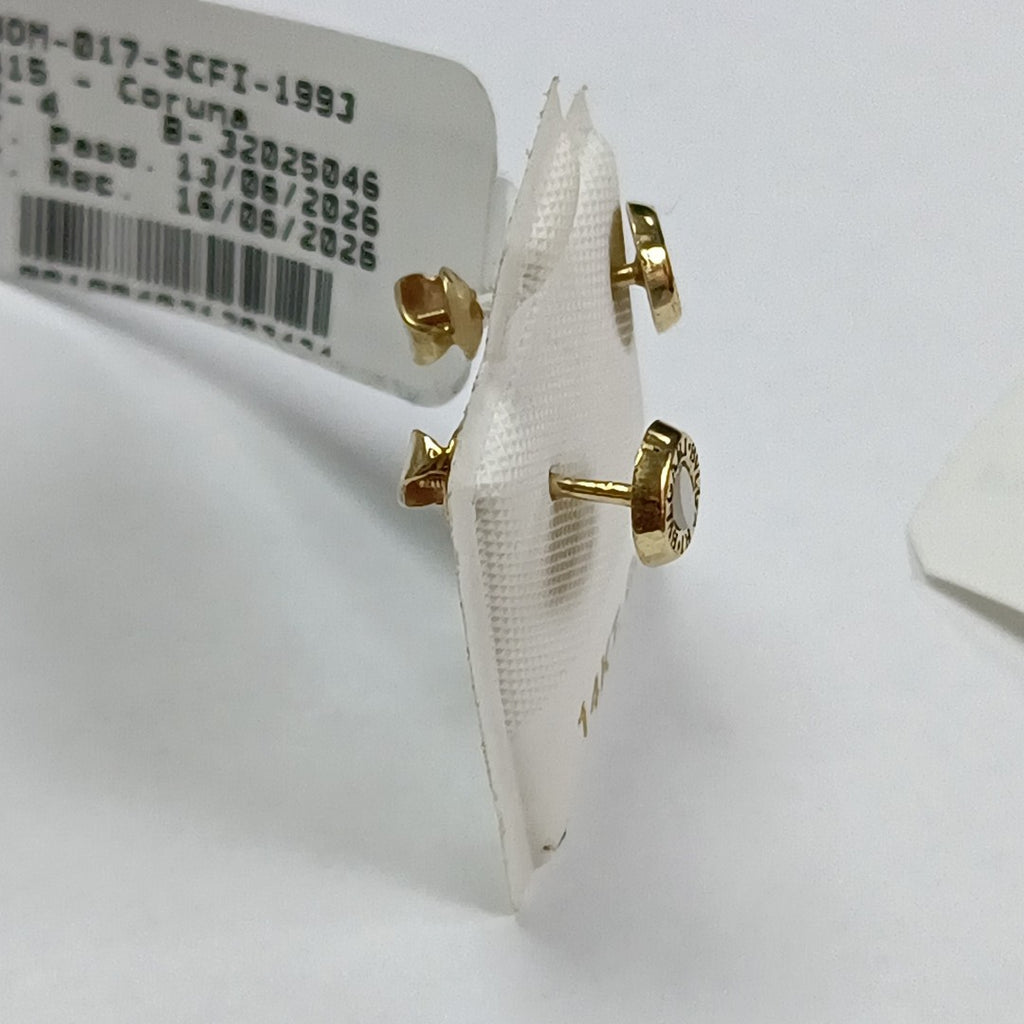 BROQUELES PAR ORO 14 K 1.1 GRMS (SEMINUEVO)