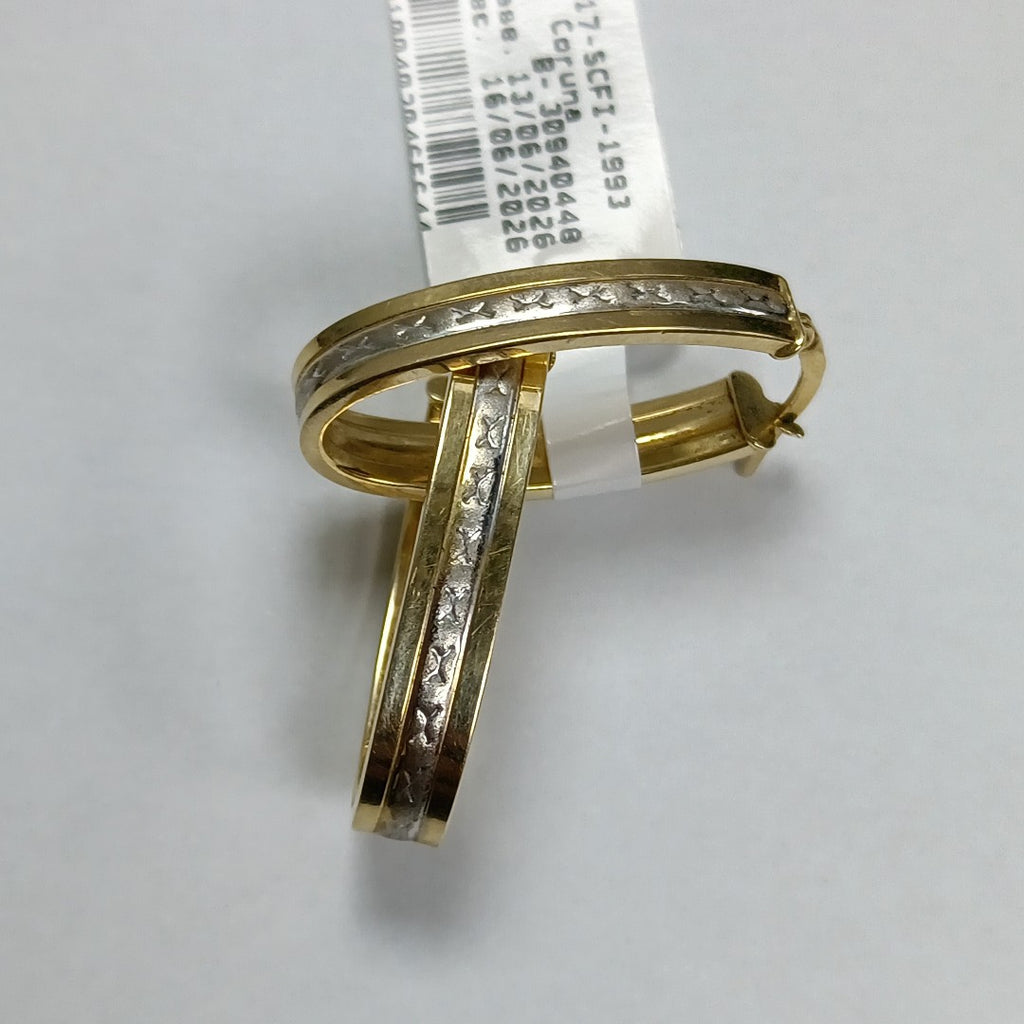 ARRACADAS PAR ORO 14 K 2.2 GRMS (SEMINUEVO)
