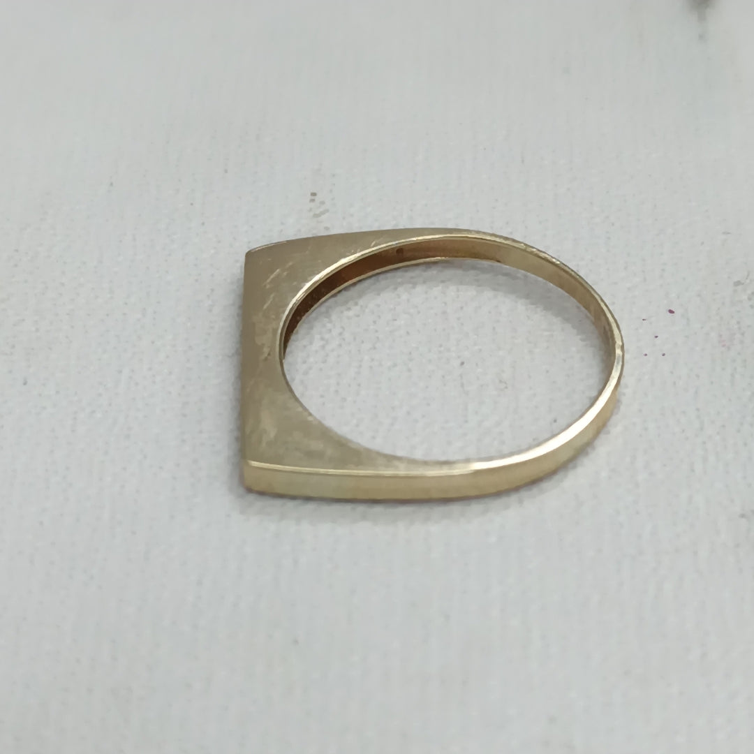 ANILLOS C/CIRCONIA ORO 10K TALLA 8 1.5 GR (NUEVO)