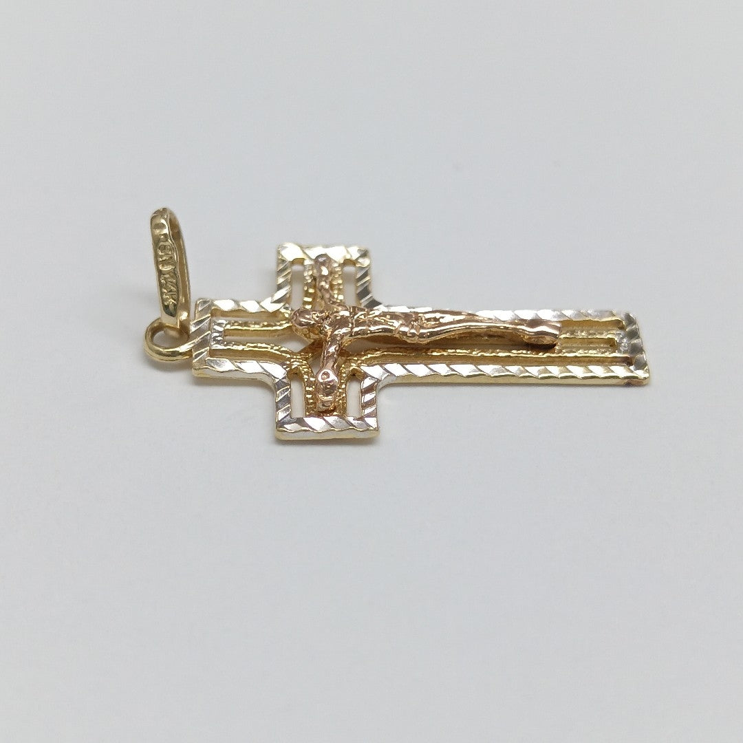 CRUCIFIJO ORO 14 K 1.1 GRMS (SEMINUEVO)