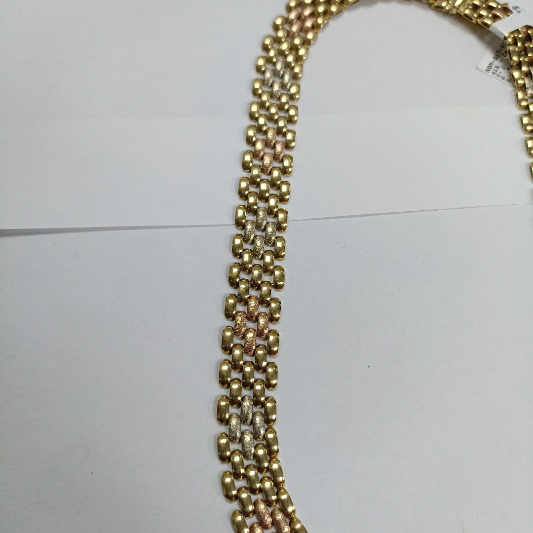 GARGANTILLA ORO, ORO COMBINADO 14 K 40.8 GRMS (SEMINUEVO)
