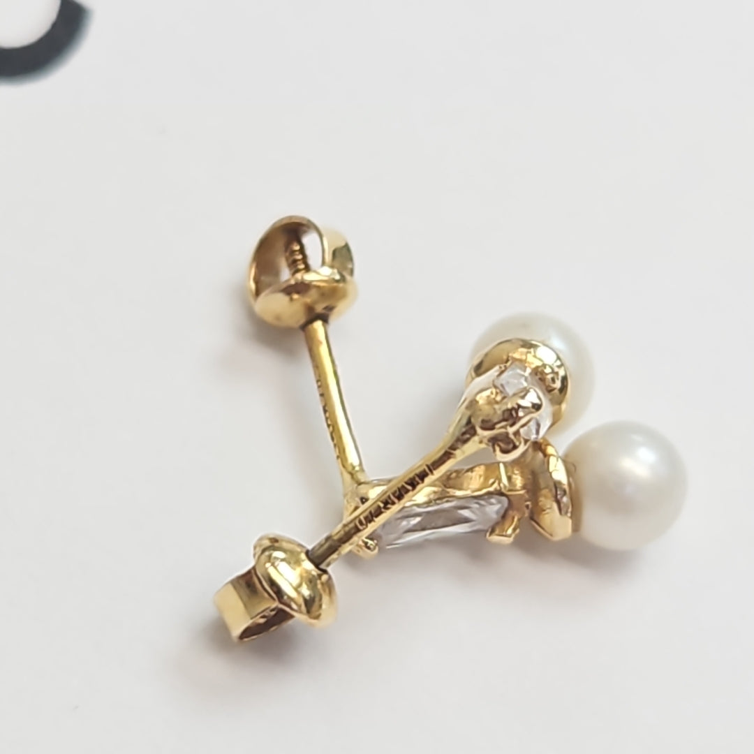 BROQUELES PAR ORO 14 K 0.6 GRMS (SEMINUEVO)