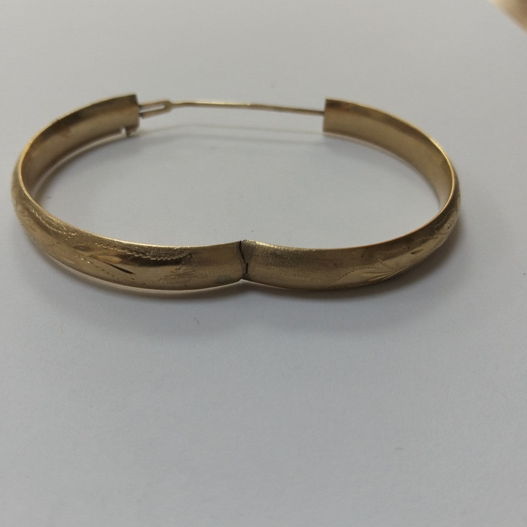 PULSERA RIGIDA ORO 10 K 10,40 GRMS (SEMINUEVO)