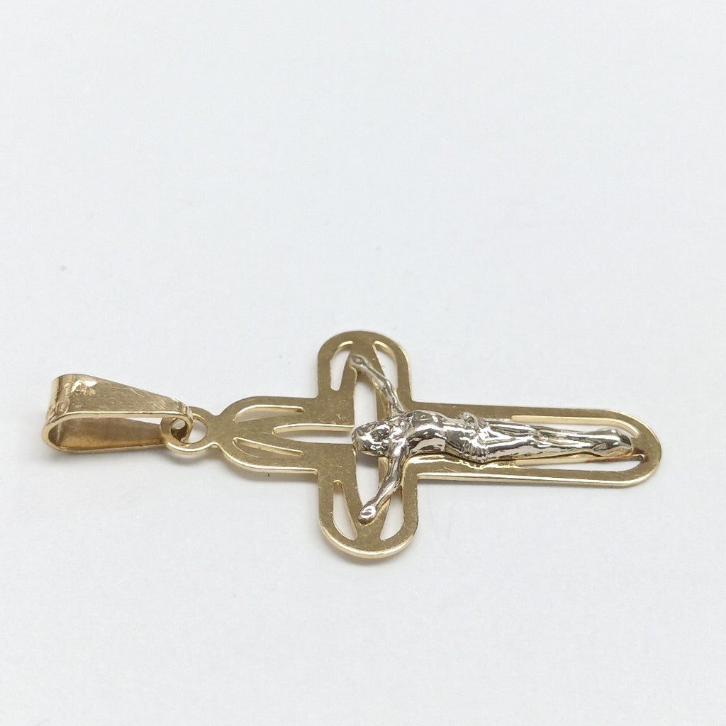 CRUCIFIJO ORO 14 K 1.6 GRMS (SEMINUEVO)