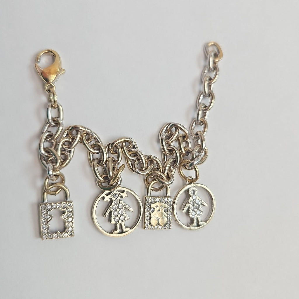 PULSERA ORO BLANCO 14 K 11.7 GRMS (SEMINUEVO)