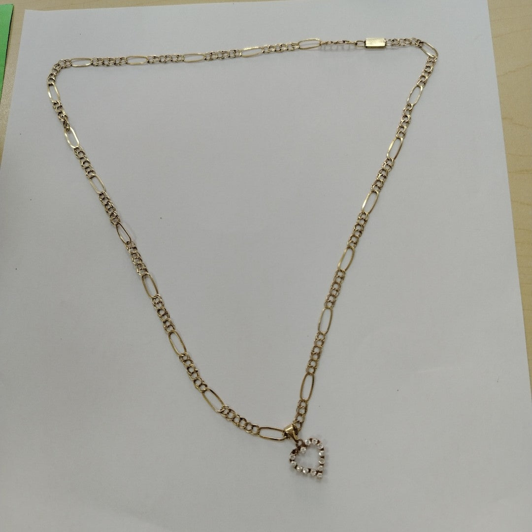 CADENA, DIJE ORO 10 K 5.5 GRMS (SEMINUEVO)