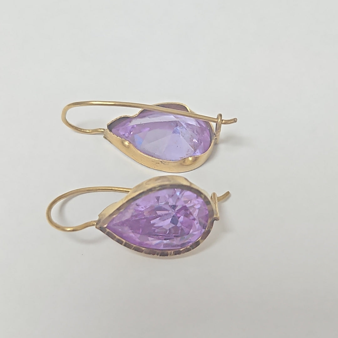 ARETES PAR ORO 10 K 6,60 GRMS (SEMINUEVO)