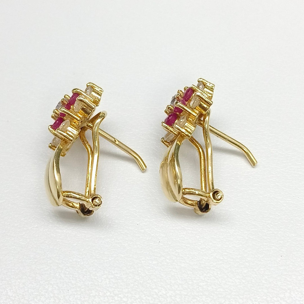 ARETES PAR ORO 14 K 4,60 GRMS (SEMINUEVO)