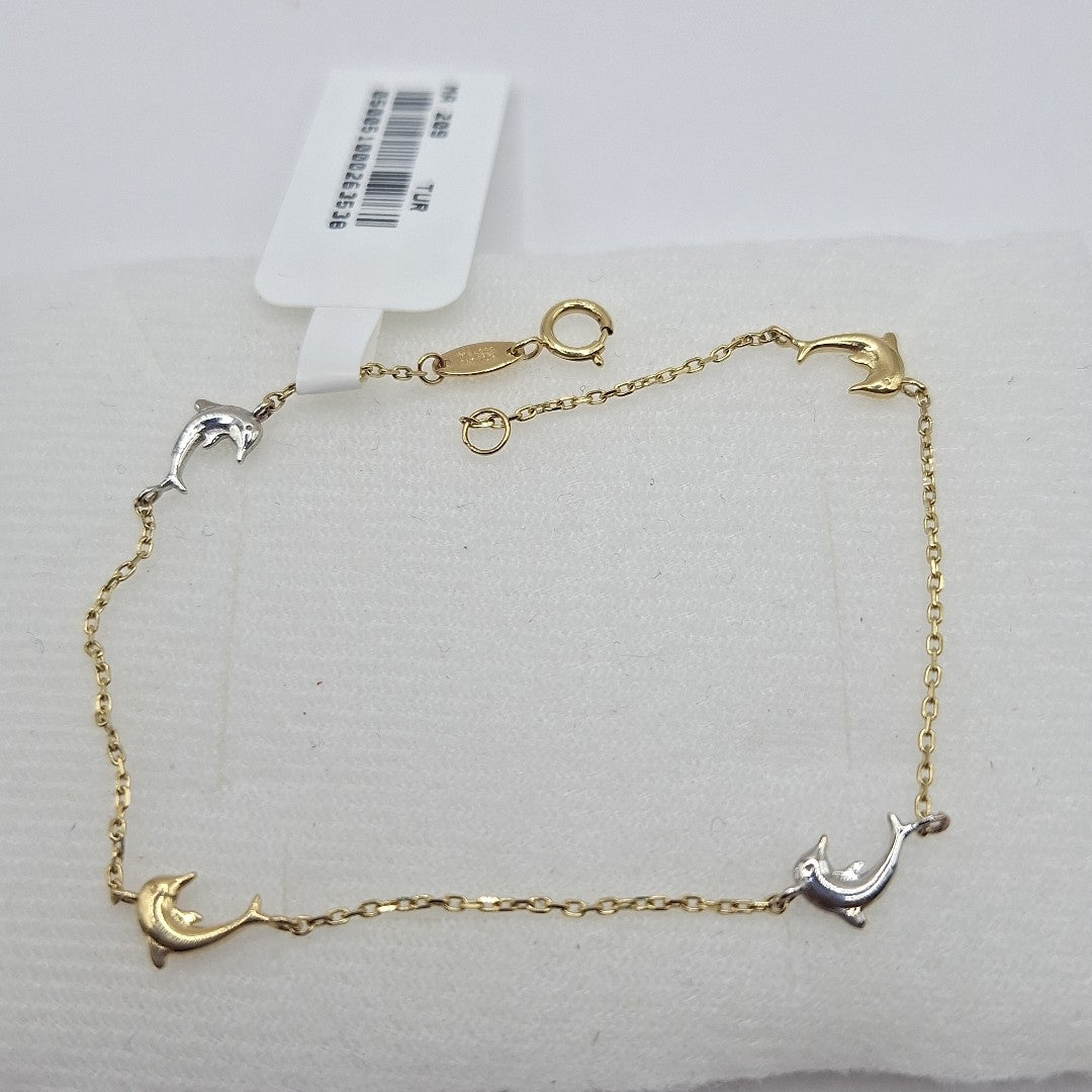 PULSERAS DAMA ORO 14K 1.5 (NUEVO)
