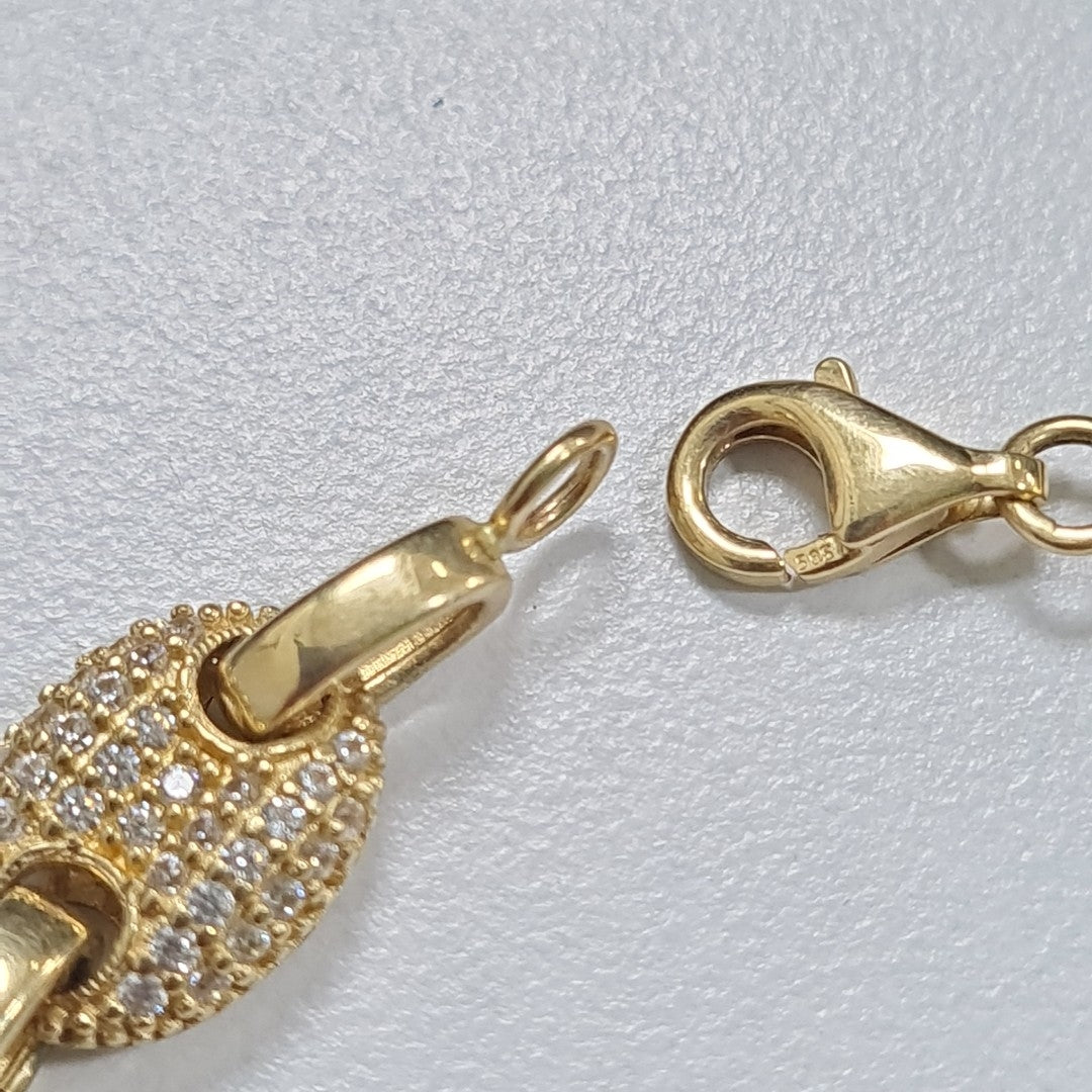 PULSERA ORO 14 K 12,70 GRMS (SEMINUEVO)