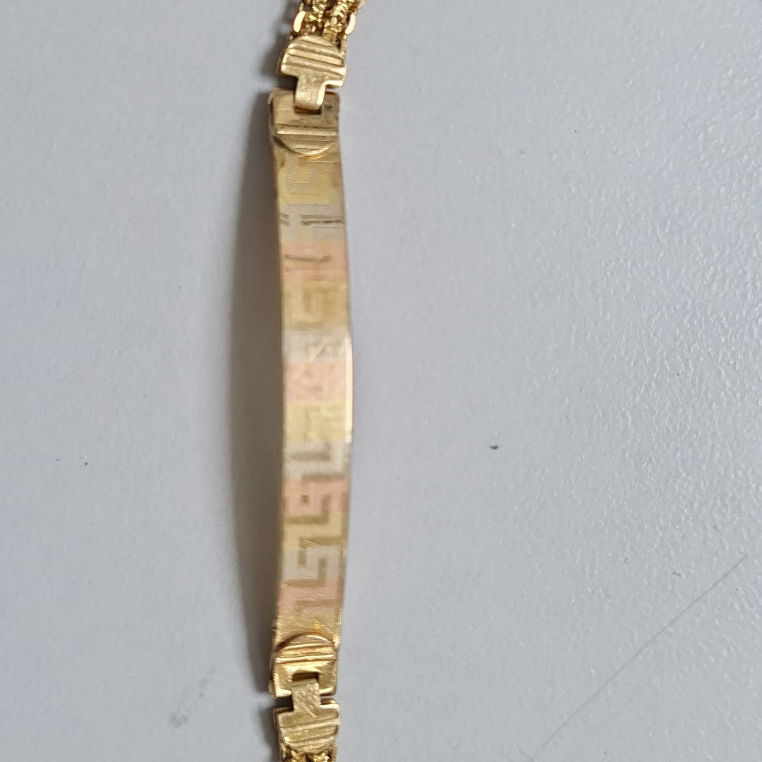 ESCLAVA ORO 14 K 6.2 GRMS (SEMINUEVO)