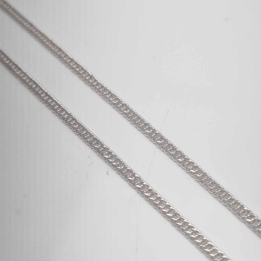 CADENA BARBADA PLATA .925 50 CM 4.12 GR (NUEVO)