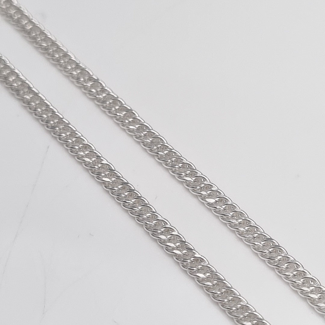 CADENA BARBADA PLATA .925 50 CM 4.12 GR (NUEVO)