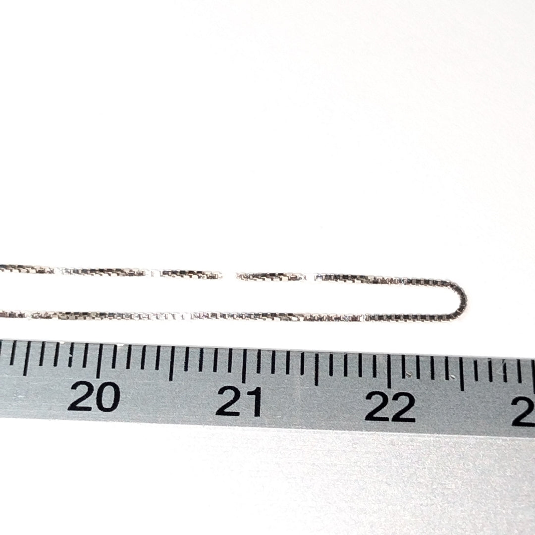 CADENA ORO BLANCO 14 K 0.9 GRMS (SEMINUEVO)