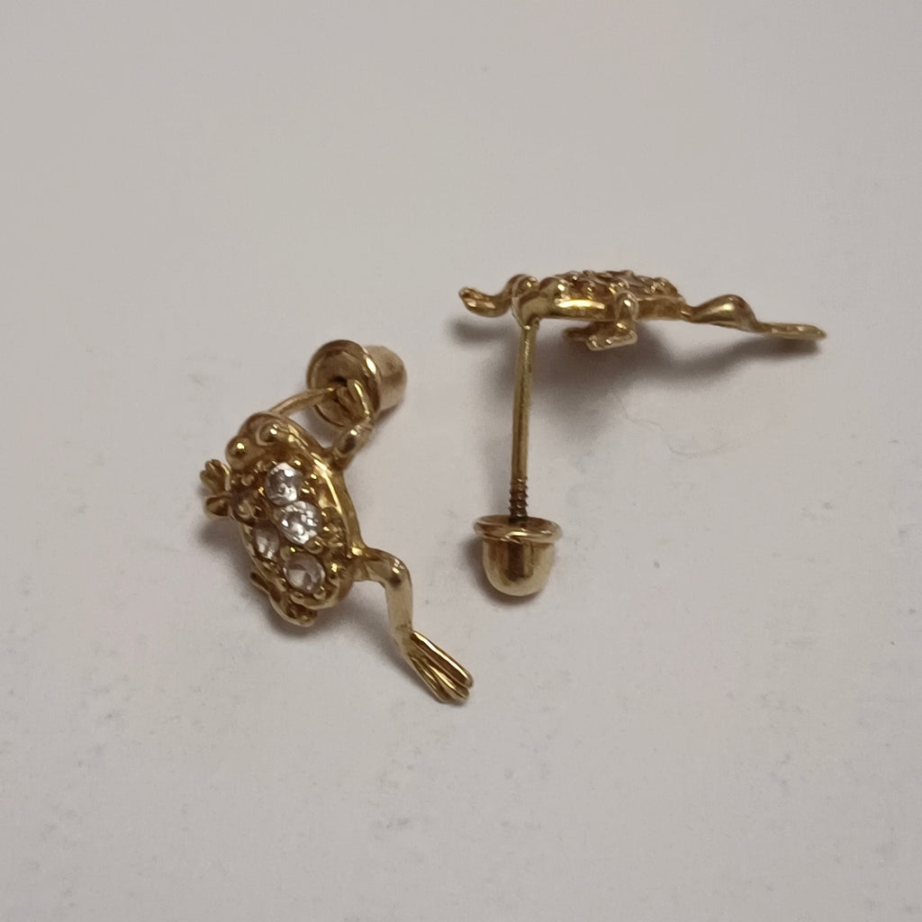 ARETES PAR ORO 14 K 0,90 GRMS (SEMINUEVO)