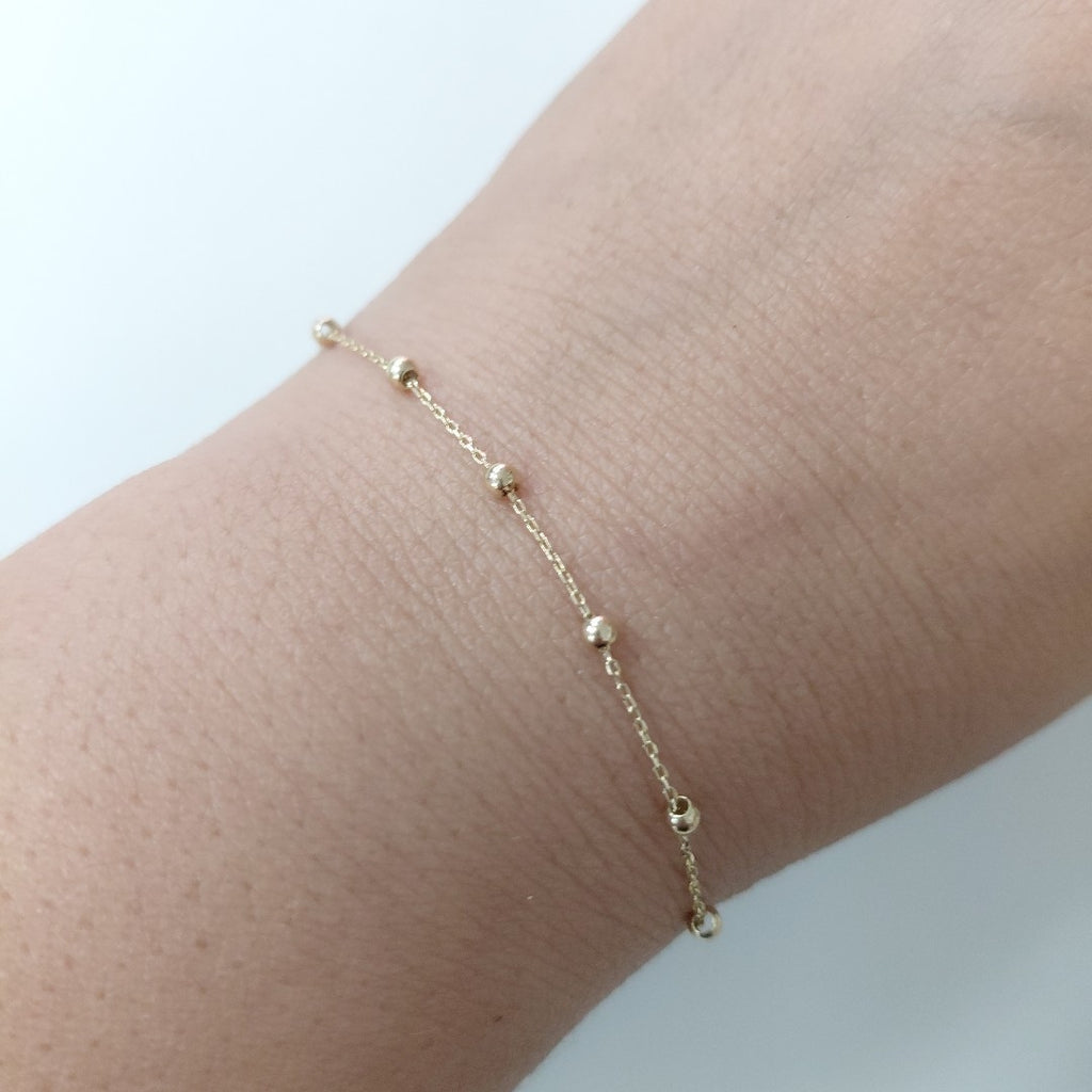 PULSERAS DAMA ORO 14K 1.1 (NUEVO)