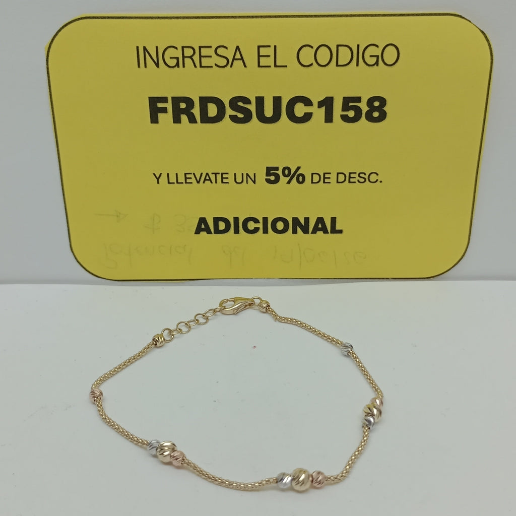 PULSERAS DAMA ORO 14K 2.1 (NUEVO)