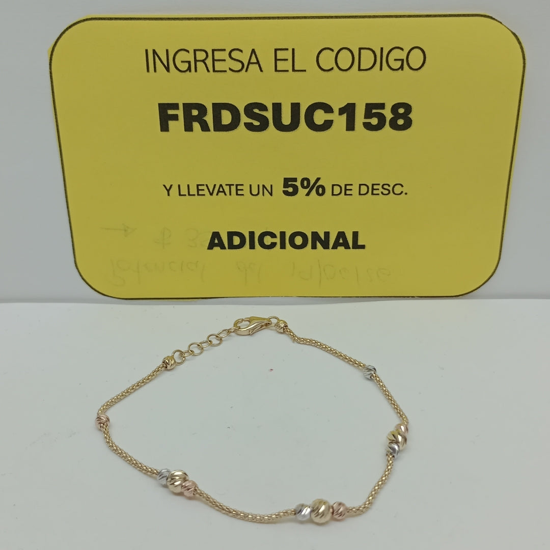 PULSERAS DAMA ORO 14K 2.1 (NUEVO)