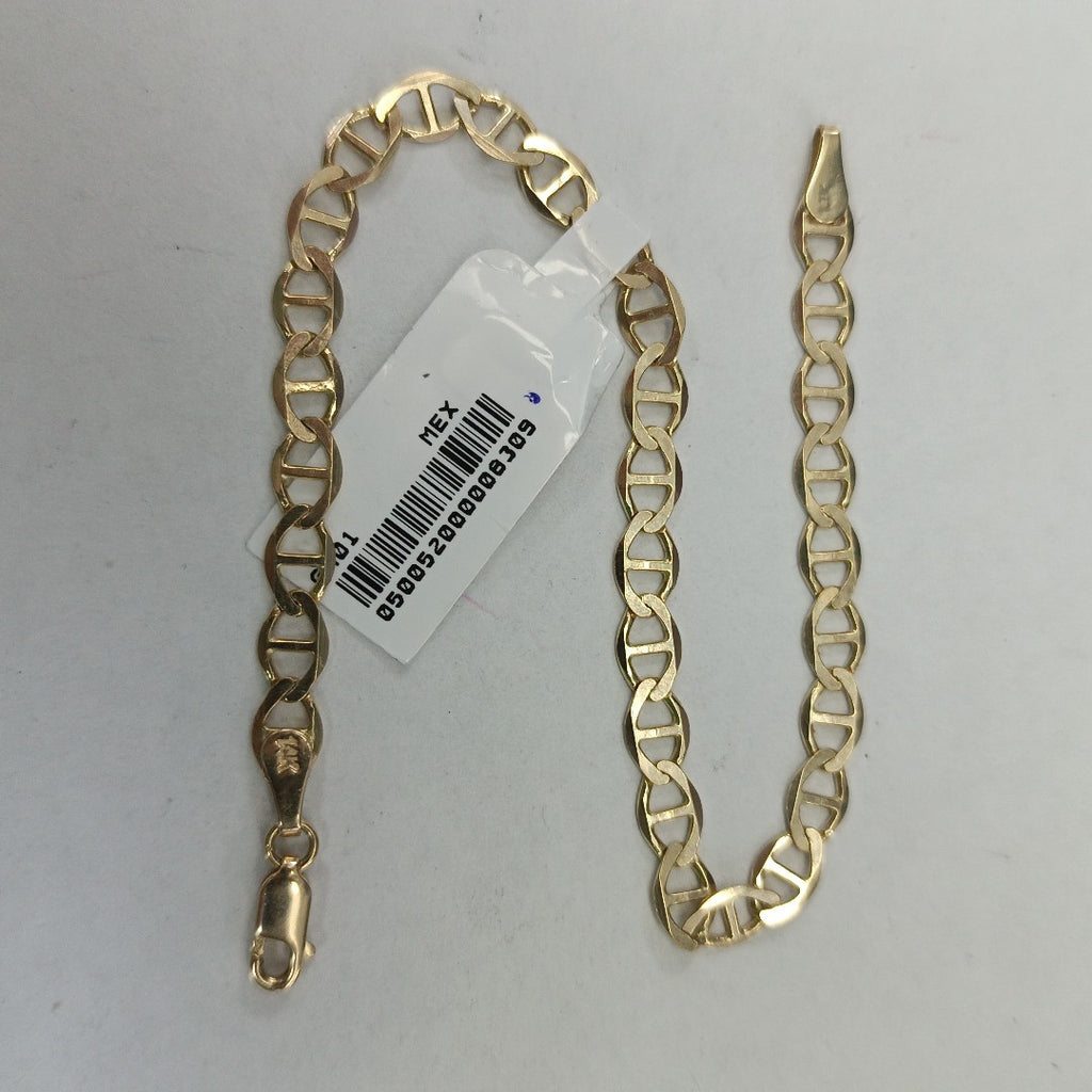 PULSERA TEJIDO GUCHI 5.6G 21 CM 14K (NUEVO)