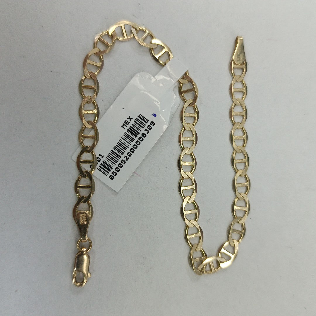 PULSERA TEJIDO GUCHI 5.6G 21 CM 14K (NUEVO)