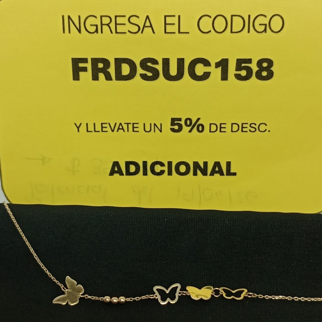 PULSERAS DAMA ORO 14K 1.1 (NUEVO)