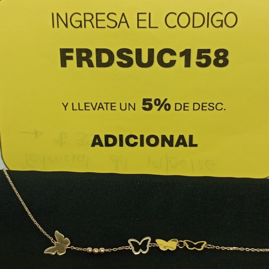 PULSERAS DAMA ORO 14K 1.1 (NUEVO)
