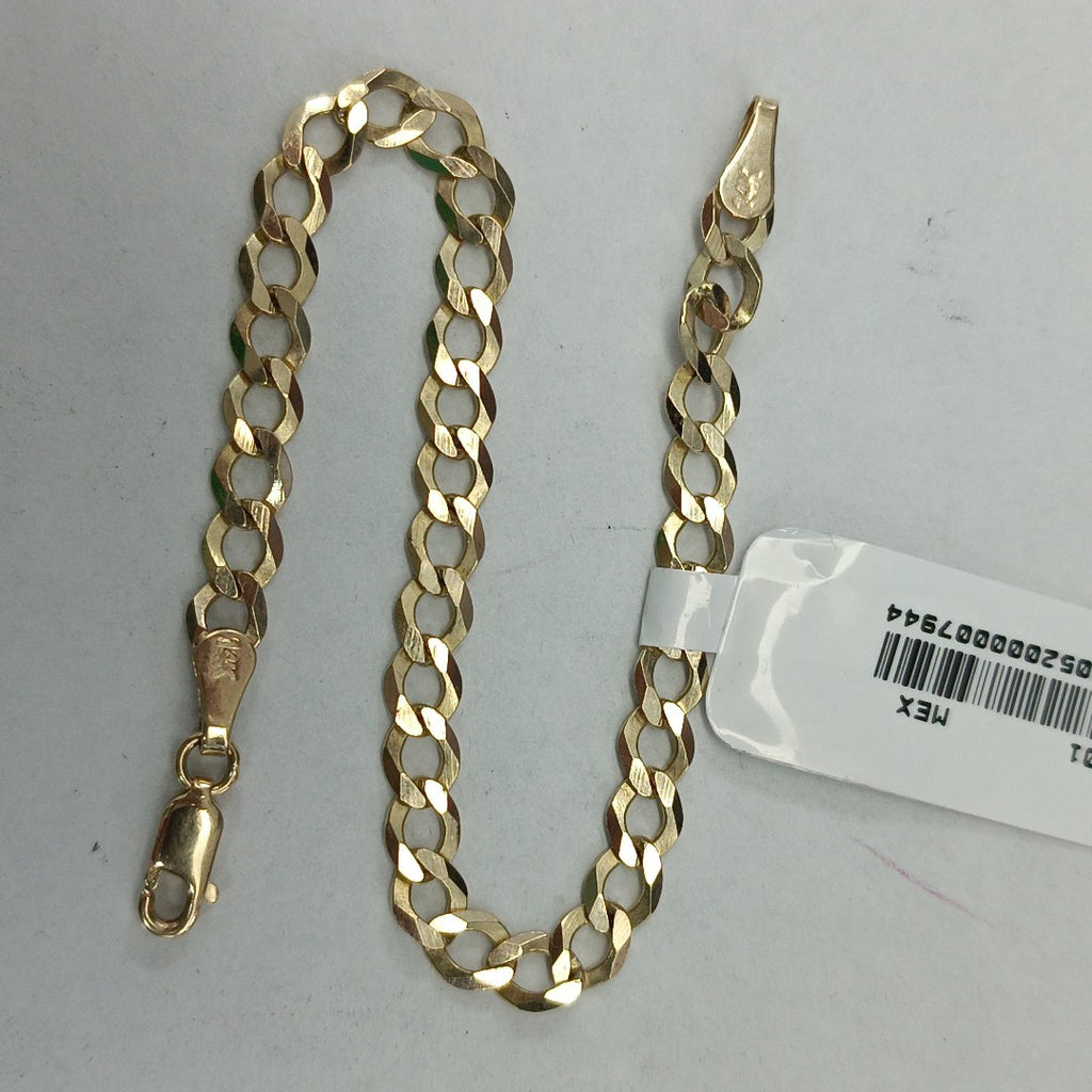 PULSERA TEJIDO BARBADA 4.7G 18 CM 14K (NUEVO)