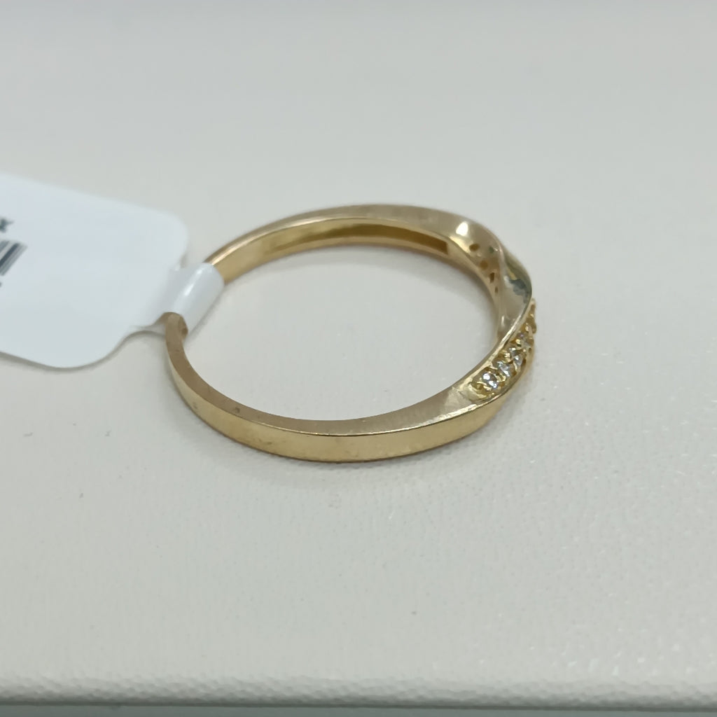 ANILLOS C/CIRCONIA ORO 10K TALLA 9 1.9 GR (NUEVO)
