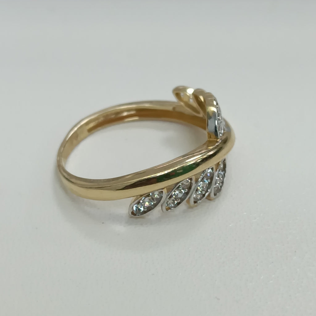 ANILLOS DAMA ORO 14K 2 (NUEVO)