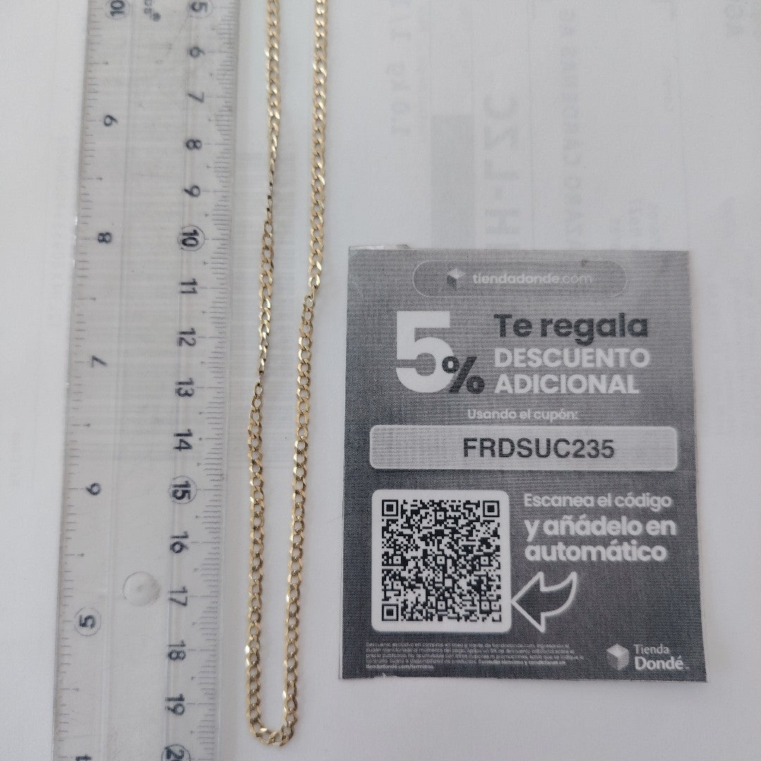 CADENA ORO 10 K 3.8 GRMS (SEMINUEVO)