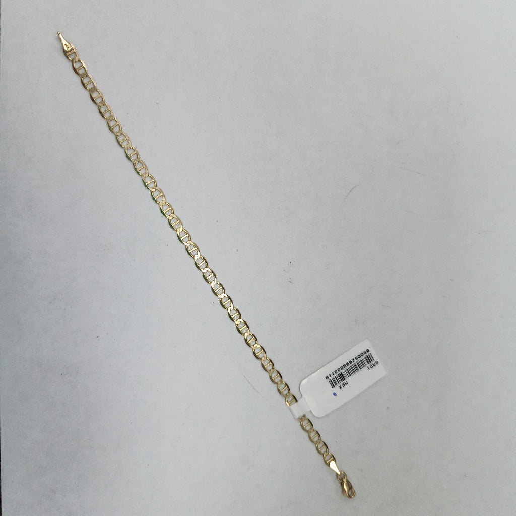 PULSERAS TEJIDO MARINERA ORO 14K 18 CM 2.8 GR (NUEVO)
