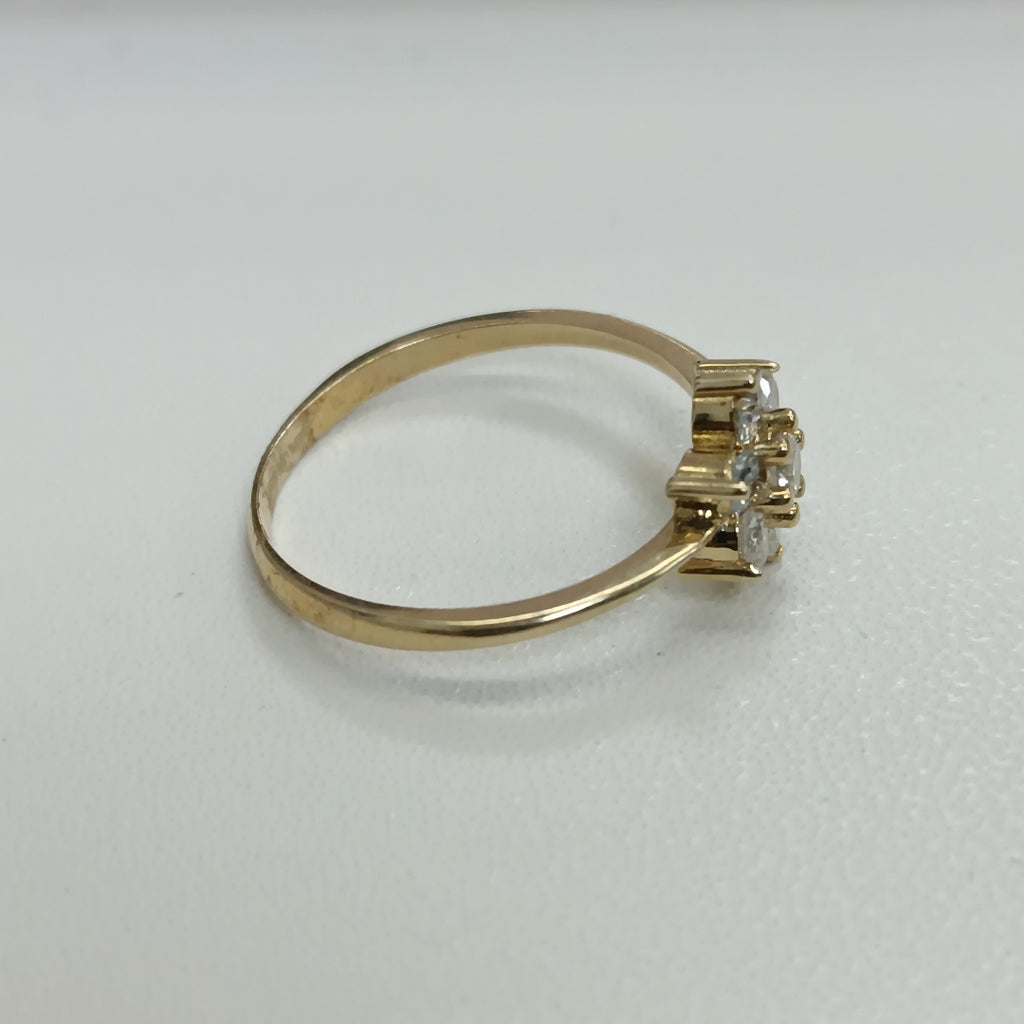 ANILLOS C/CIRCONIA ORO 10K TALLA 8 1.9 GR (NUEVO)