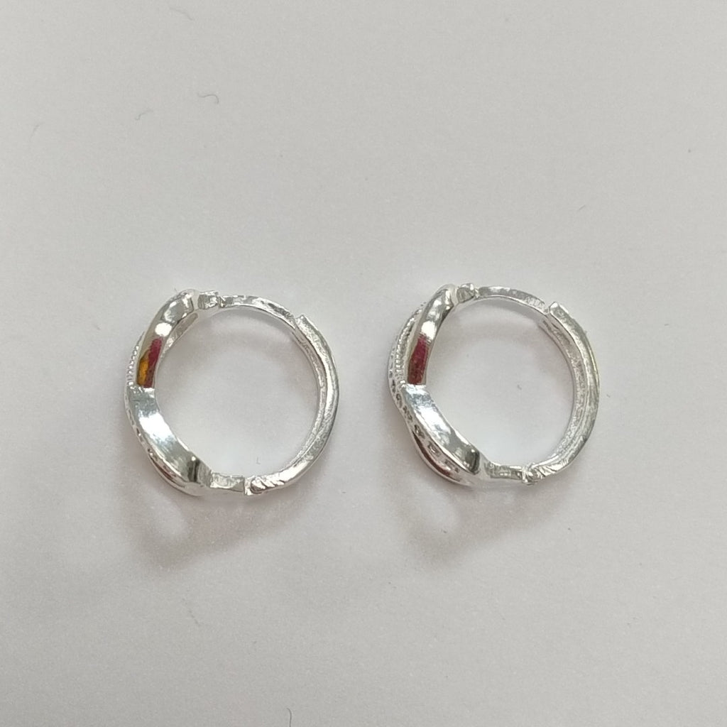 HUGGIES INFINITO CIRCONIAS PLATA .925 2.4 GR (NUEVO)
