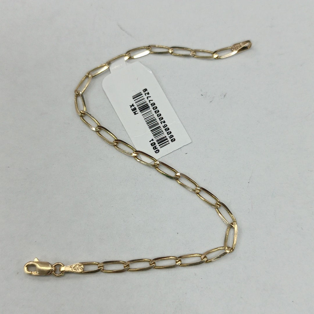 PULSERA TEJIDO ESLABONES 2.5G 18 CM (NUEVO)