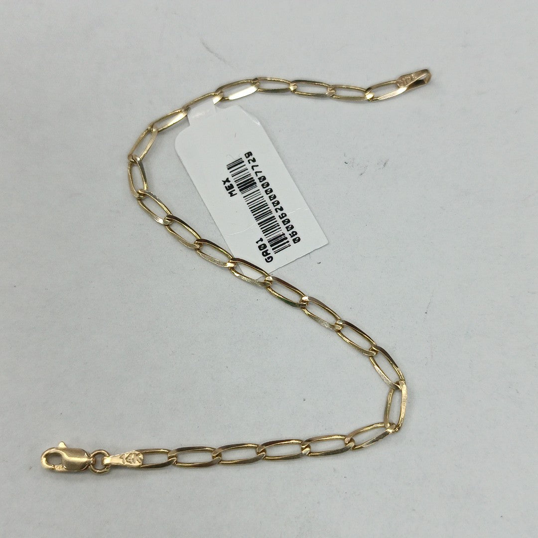 PULSERA TEJIDO ESLABONES 2.5G 18 CM (NUEVO)