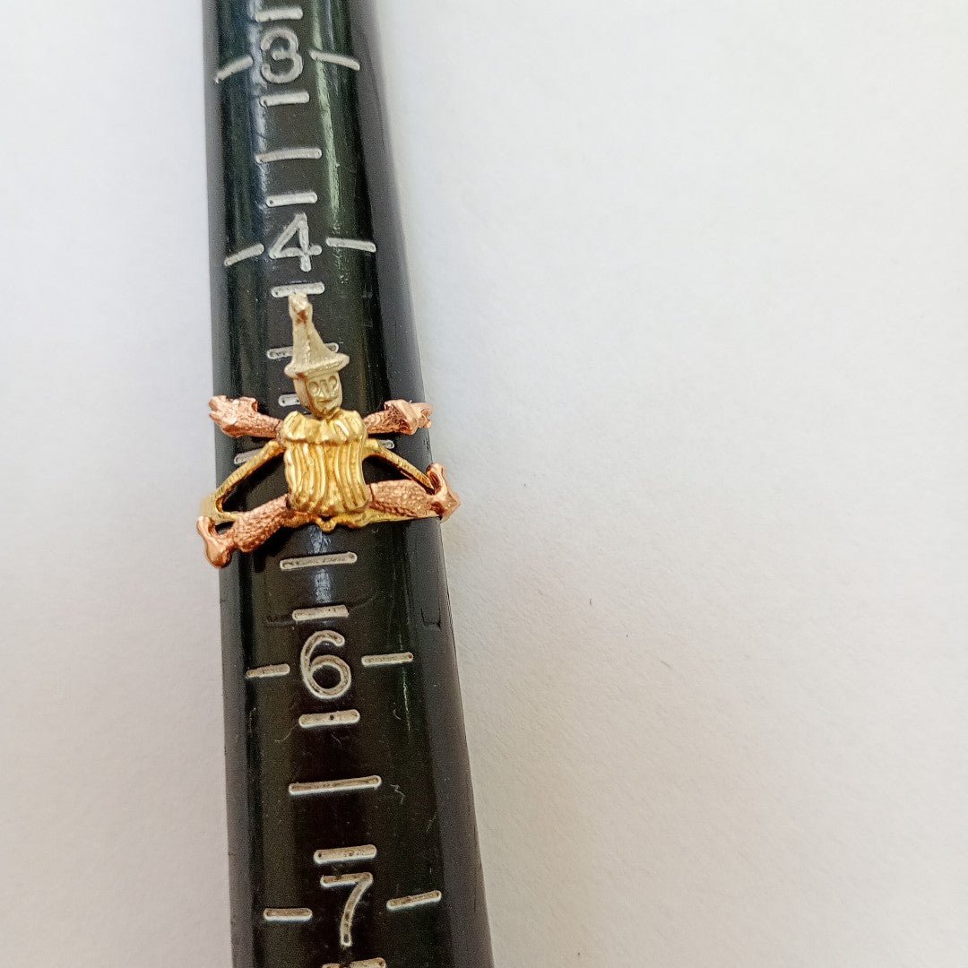 ANILLITO ORO COMBINADO 14 K 2,00 GRMS (SEMINUEVO)