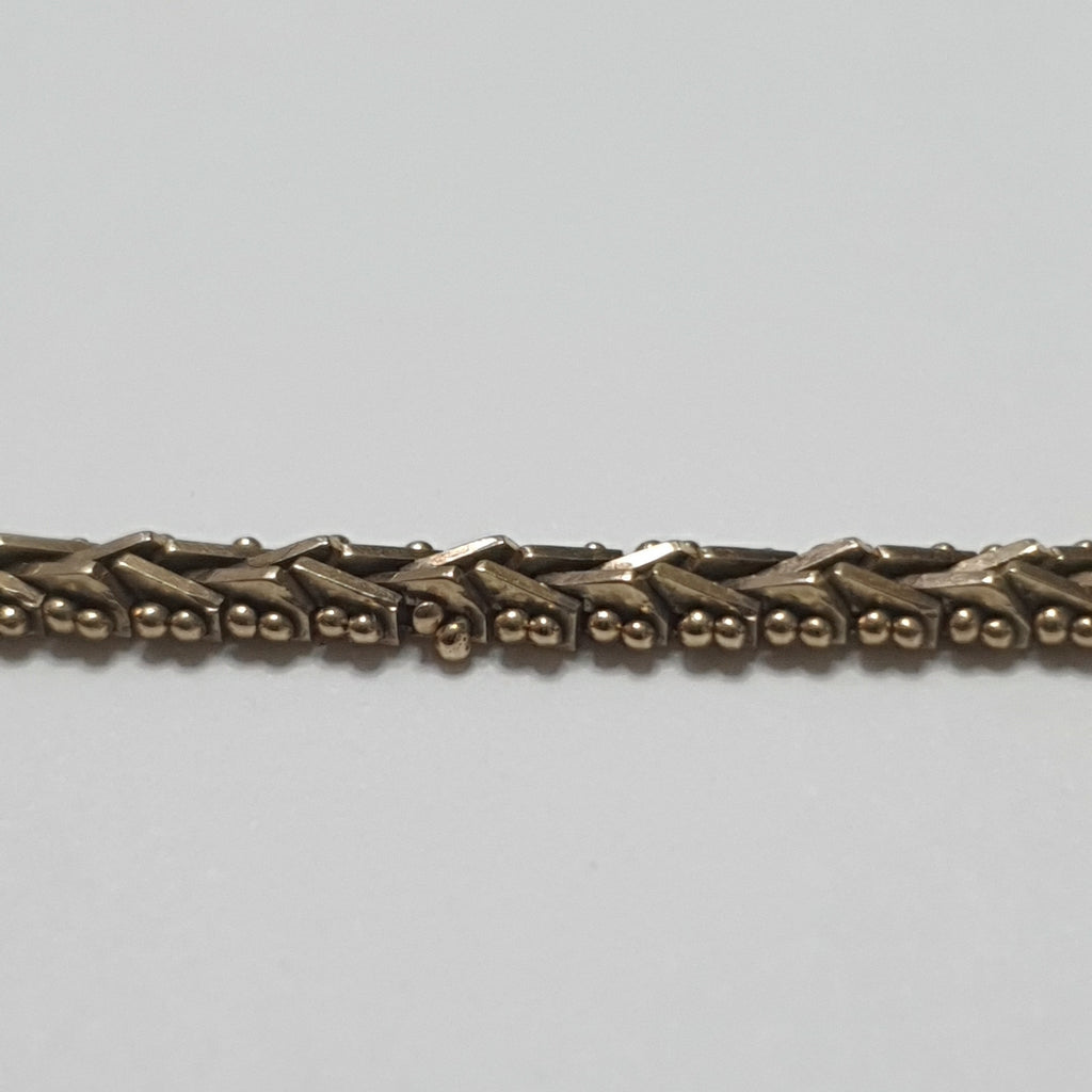 PULSERA ORO COMBINADO 14 K 8.2 GRMS (SEMINUEVO)