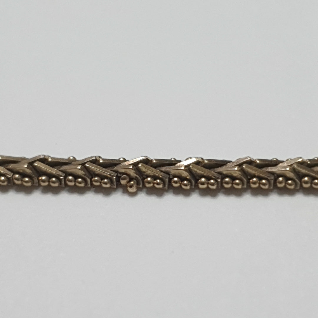 PULSERA ORO COMBINADO 14 K 8.2 GRMS (SEMINUEVO)