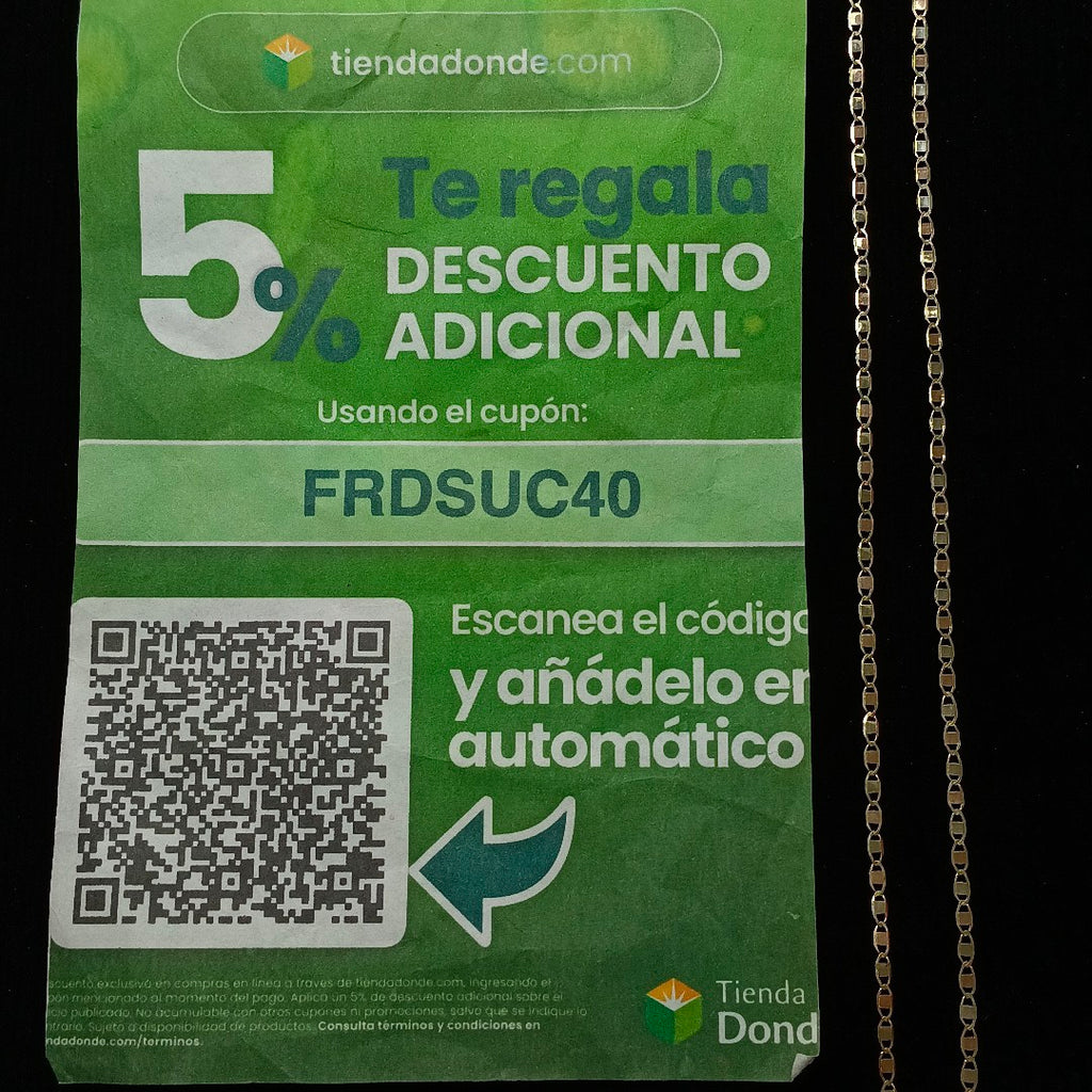 CADENAS GUCHI ORO 14K 55 CM 3.2 GR (NUEVO)