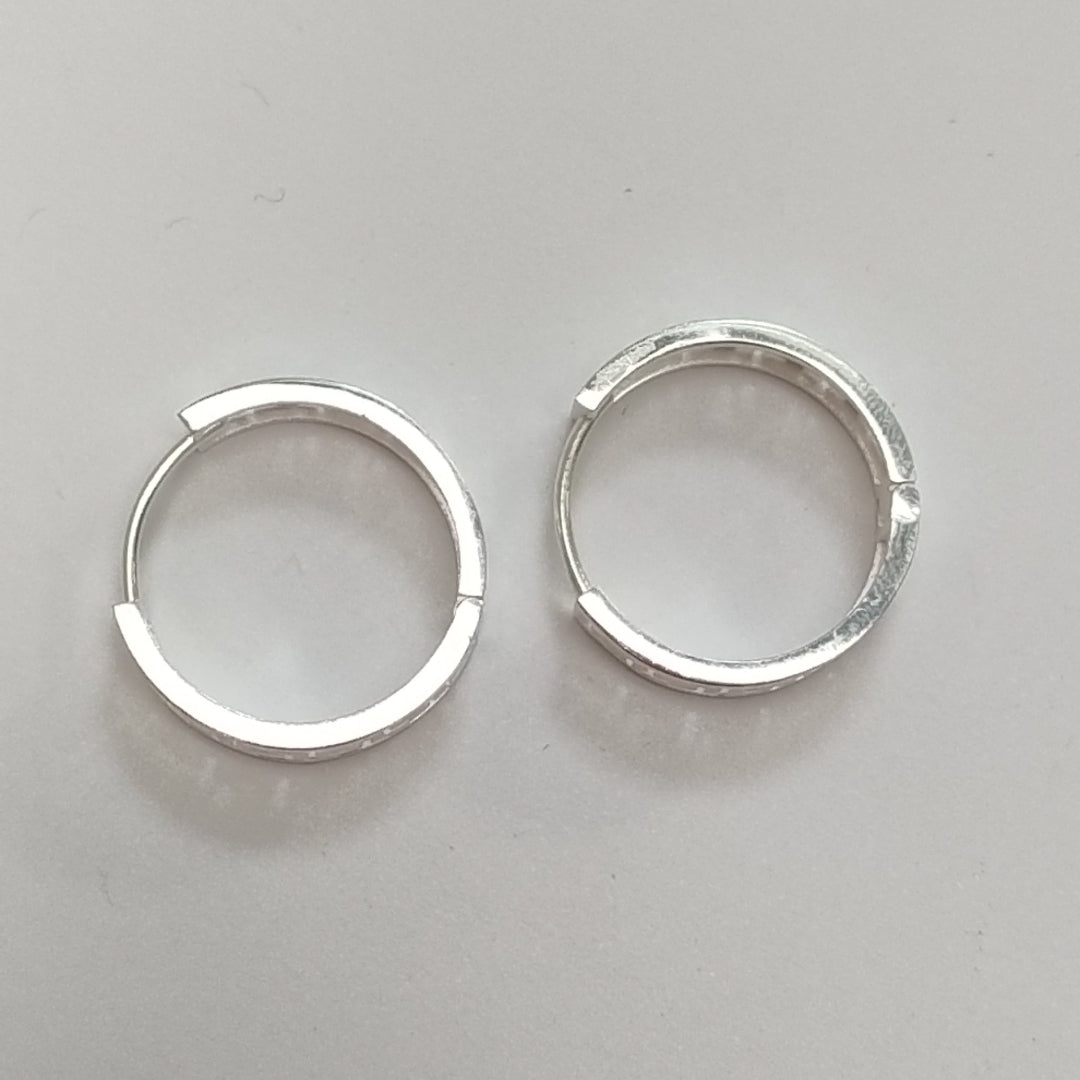 ARETES ARRACADAS GRECAS PLATA .925 4.23 GR (NUEVO)