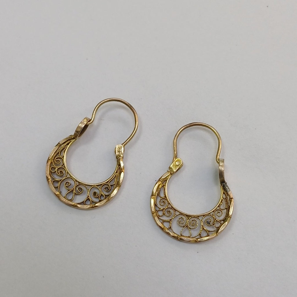 ARETES PAR ORO 8 K 2,40 GRMS (SEMINUEVO)