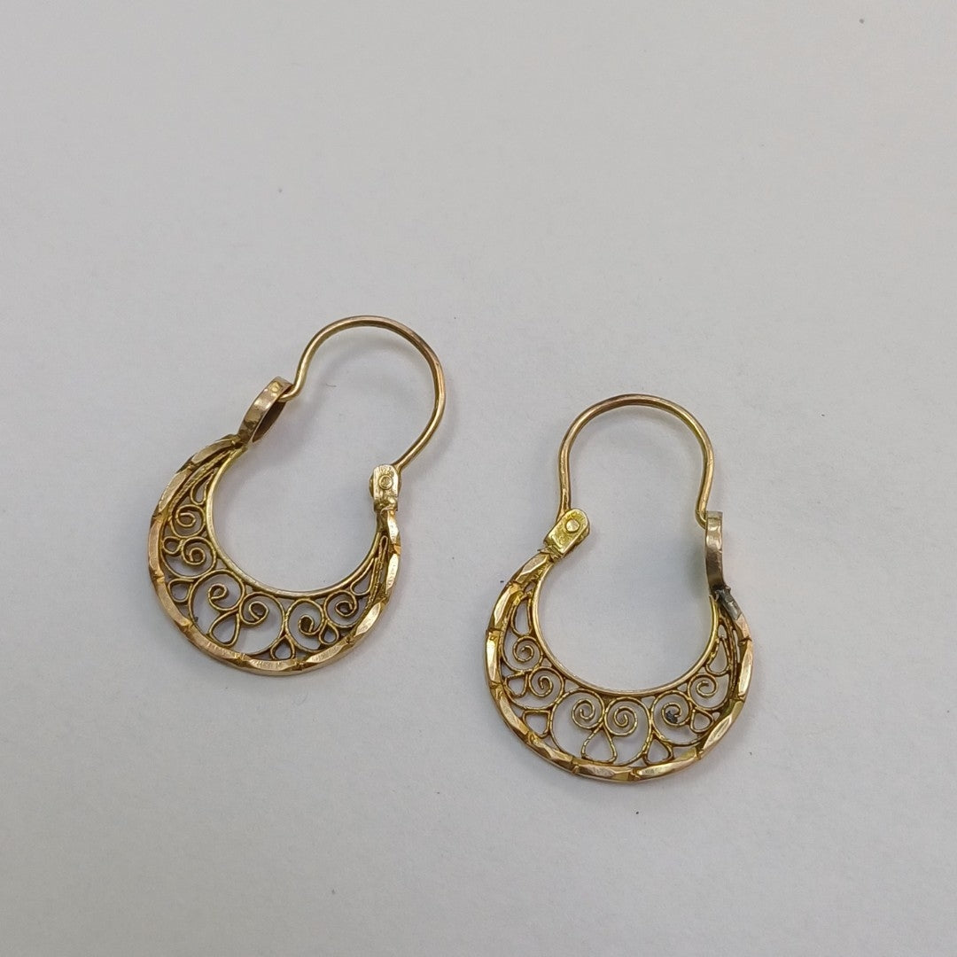 ARETES PAR ORO 8 K 2,40 GRMS (SEMINUEVO)