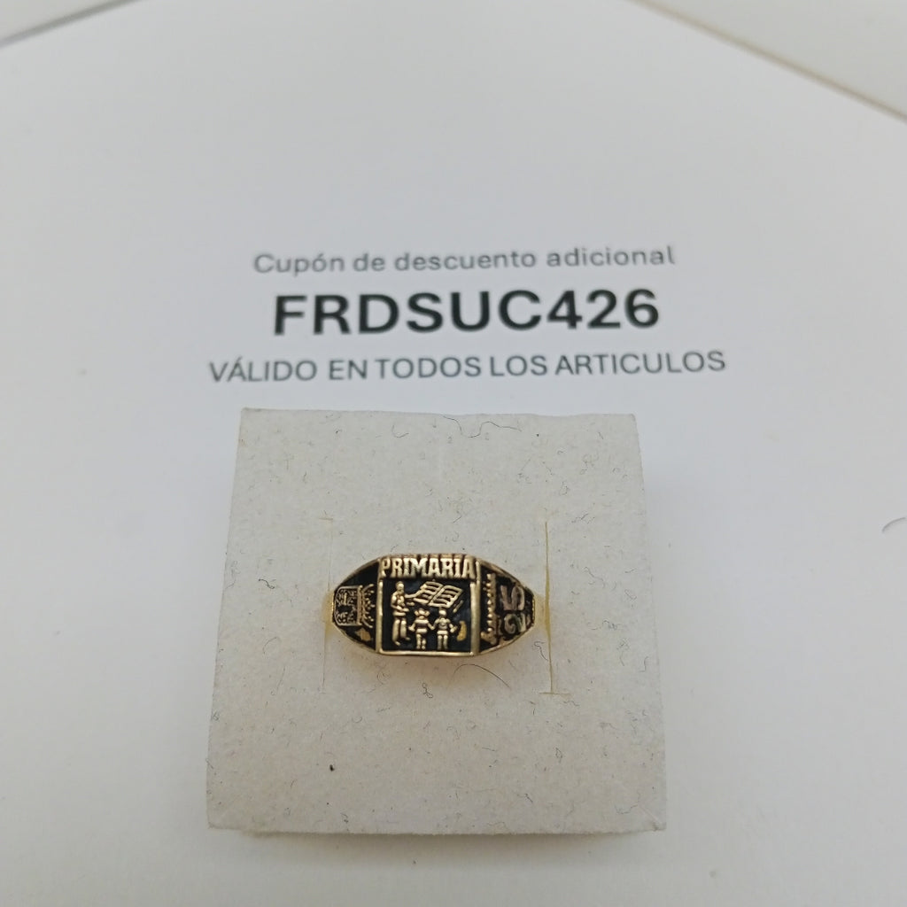ANILLO DE GRADUACIÓN ORO 8 K 1.1 GRMS (SEMINUEVO)