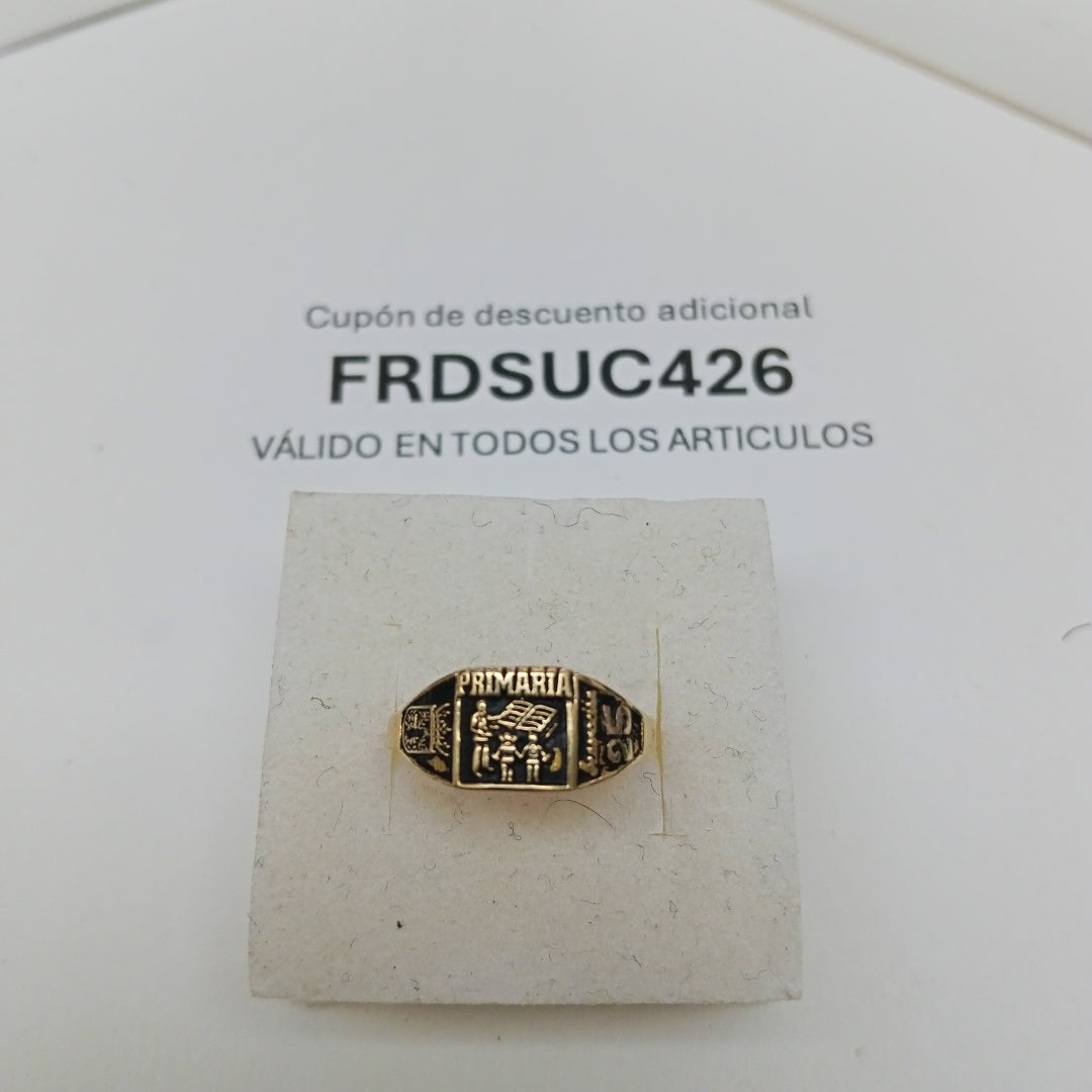 ANILLO DE GRADUACIÓN ORO 8 K 1.1 GRMS (SEMINUEVO)