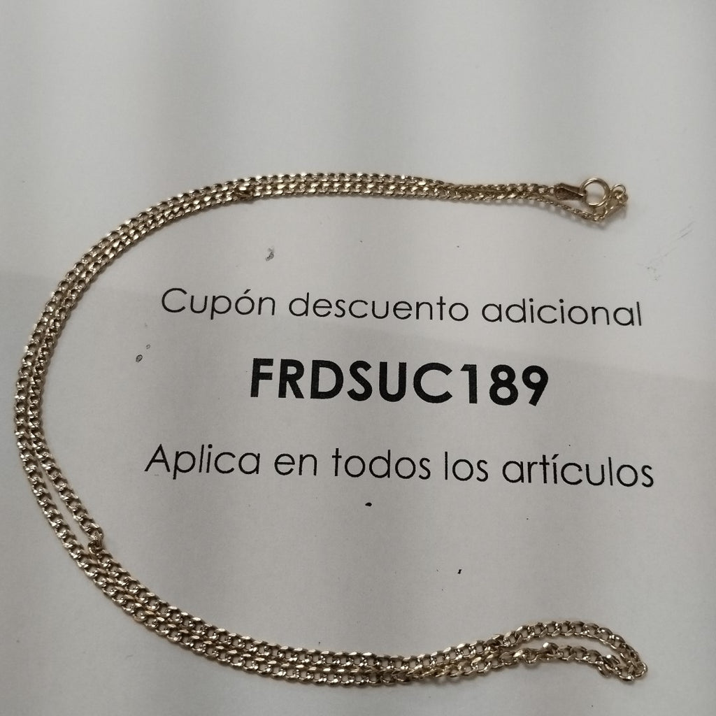 CADENA ORO,RODIADO 10 K 4,80 GRMS (SEMINUEVO)