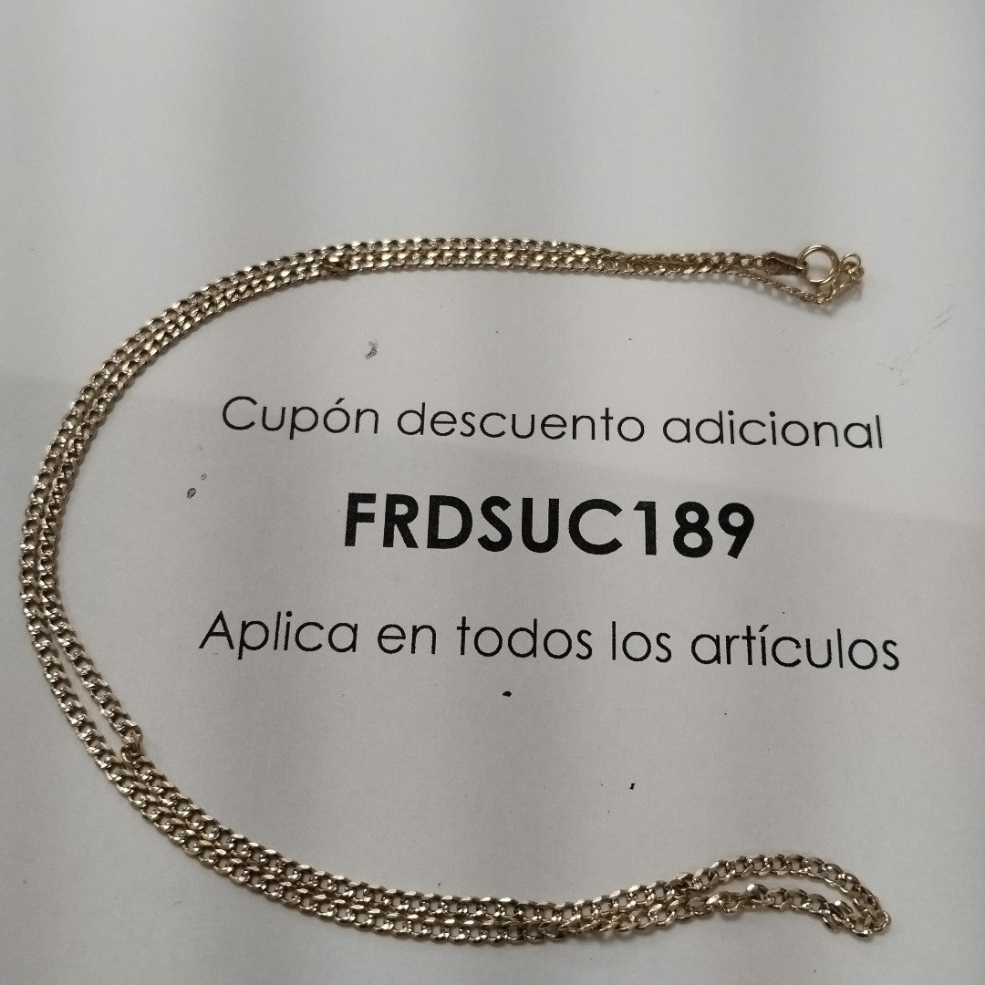 CADENA ORO,RODIADO 10 K 4,80 GRMS (SEMINUEVO)